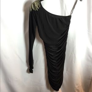 One shoulder bodycon dress